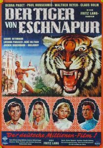 Filmplakat Der Tiger von Eschnapur