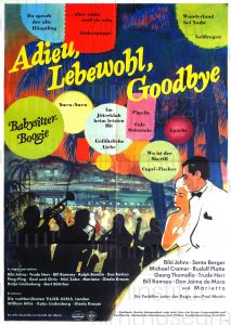 Filmplakat Adieu, Lebewohl, Goodbye 01