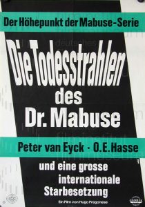 Filmplakat Die Todesstrahlen des Dr. Mabuse 02