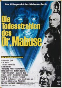 Filmplakat Die Todesstrahlen des Dr. Mabuse 01