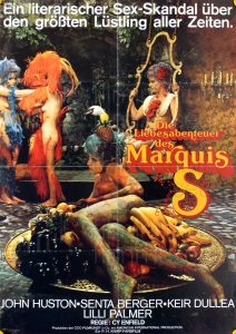 Filmplakat Das ausschweifende Leben des Marquis de Sade