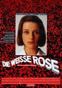 Filmplakat Die weisse Rose